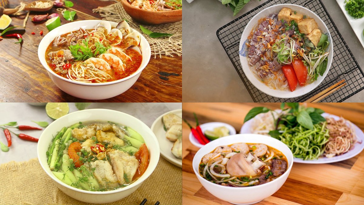Đa dạng món ăn từ bún khô